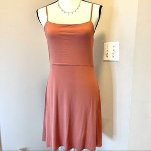 Forever 21 salmon-pink skater summer dress
